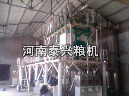 山東濟(jì)寧安裝的30噸級玉米加工設(shè)備